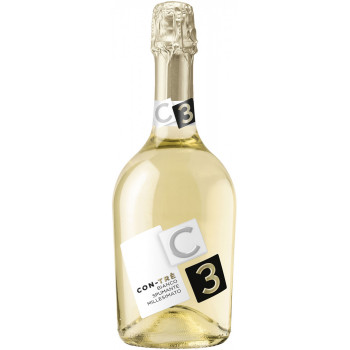 Игристое вино Contarini, "Con-Tre" Bianco Spumante Millesimato Extra Dry