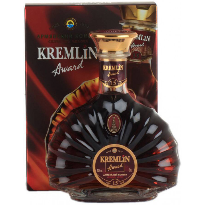 Коньяк "Kremlin Award" 15 Years Old, gift box, 0.5 л