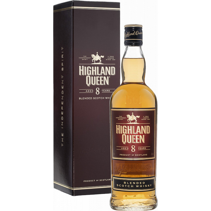 Виски "Highland Queen", 8 Years Old, gift box, 0.7 л
