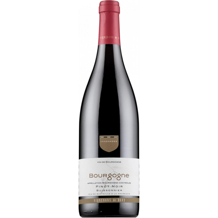 Вино Vignerons de Buxy, Pinot Noir, Bourgogne AOC, 2015